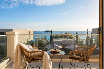 Contemporary Seaside Villa with Pool in Rogoznica