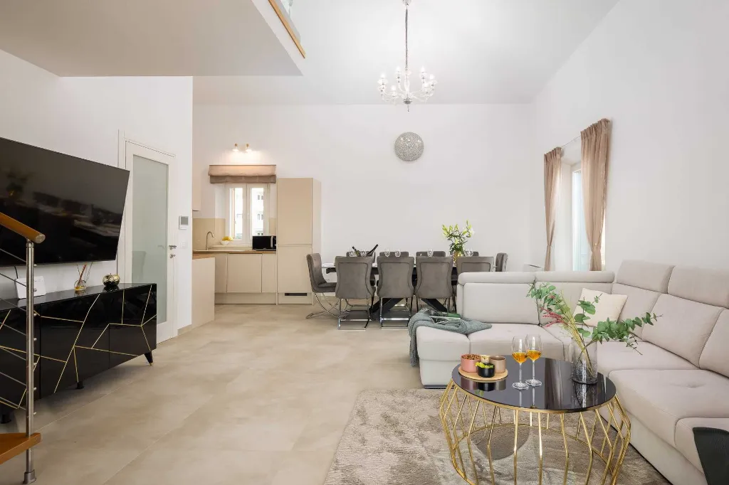 Contemporary Seaside Villa with Pool in Rogoznica