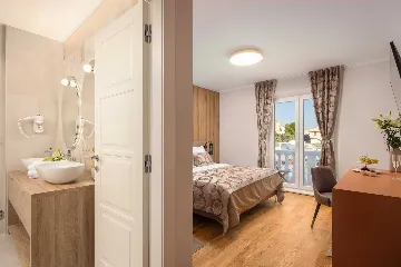 Contemporary Seaside Villa with Pool in Rogoznica