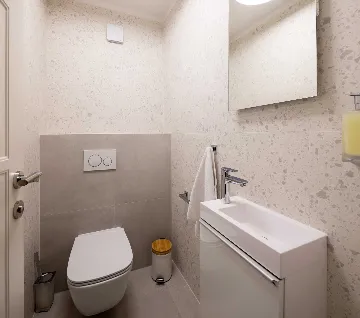 Contemporary Seaside Villa with Pool in Rogoznica