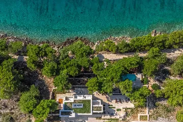 Modern Beachfront Villa with Pool Primošten