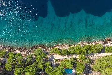 Modern Beachfront Villa with Pool Primošten