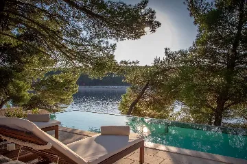 Modern Beachfront Villa with Pool Primošten