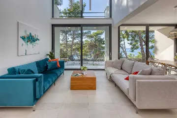 Modern Beachfront Villa with Pool Primošten