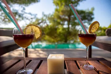 Modern Beachfront Villa with Pool Primošten