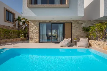 Modern Beachfront Villa with Private Pool in Tkon