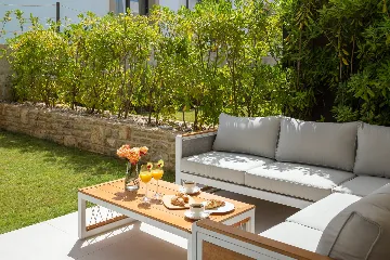 Modern Beachfront Villa with Private Pool in Tkon