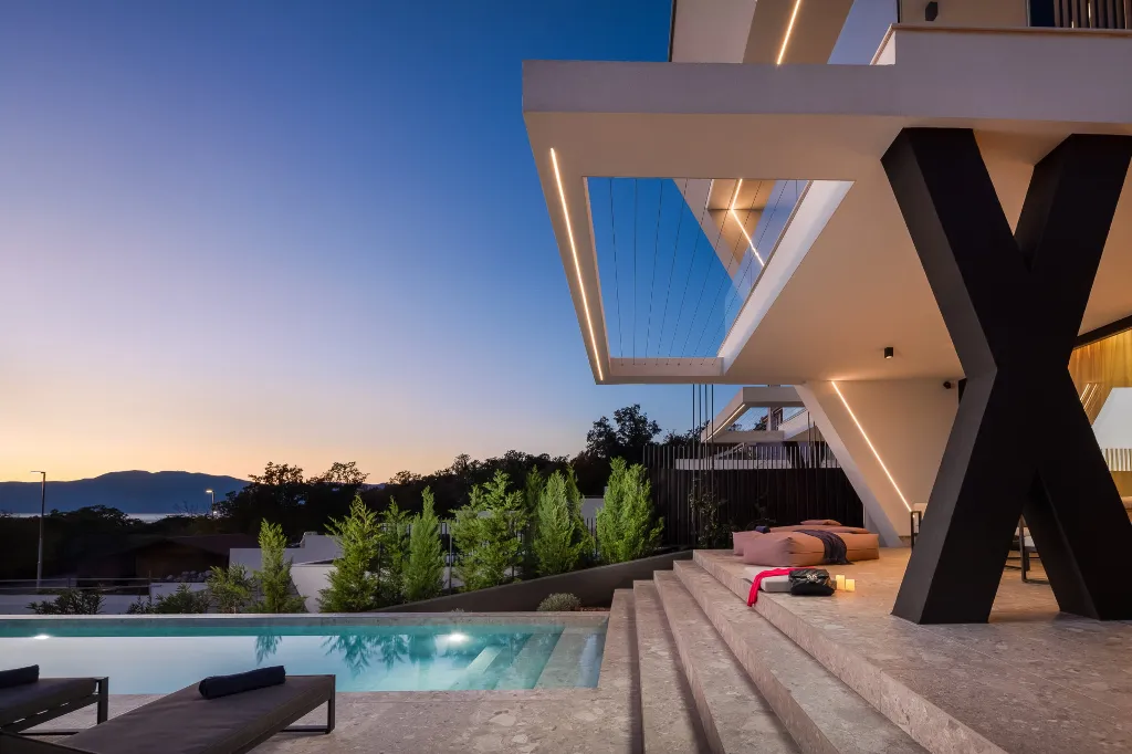 Contemporary Villa with Pool in Rijeka