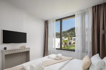 Modern Beachfront Villa with Private Pool in Tkon