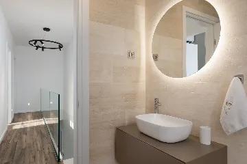 Modern Beachfront Villa with Private Pool in Tkon