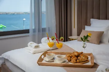 Beachfront Villa with Pool in Tkon