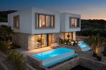 Spacious Villa Retreat with Pool near Beach, Tkon