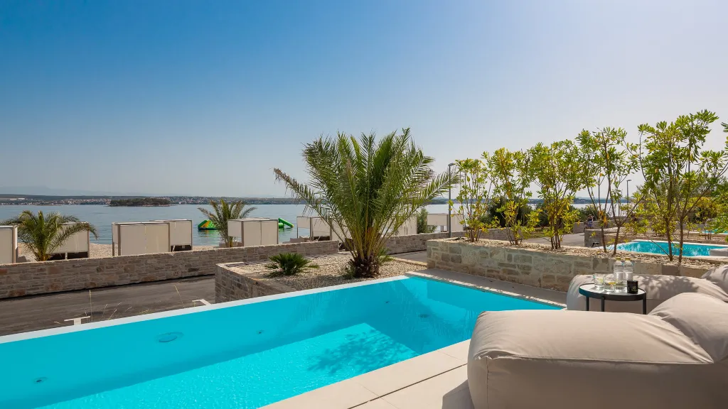 Spacious Beachfront Villa Retreat in Tkon