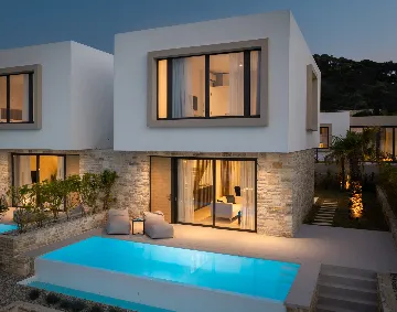 Spacious Beachfront Villa Retreat in Tkon