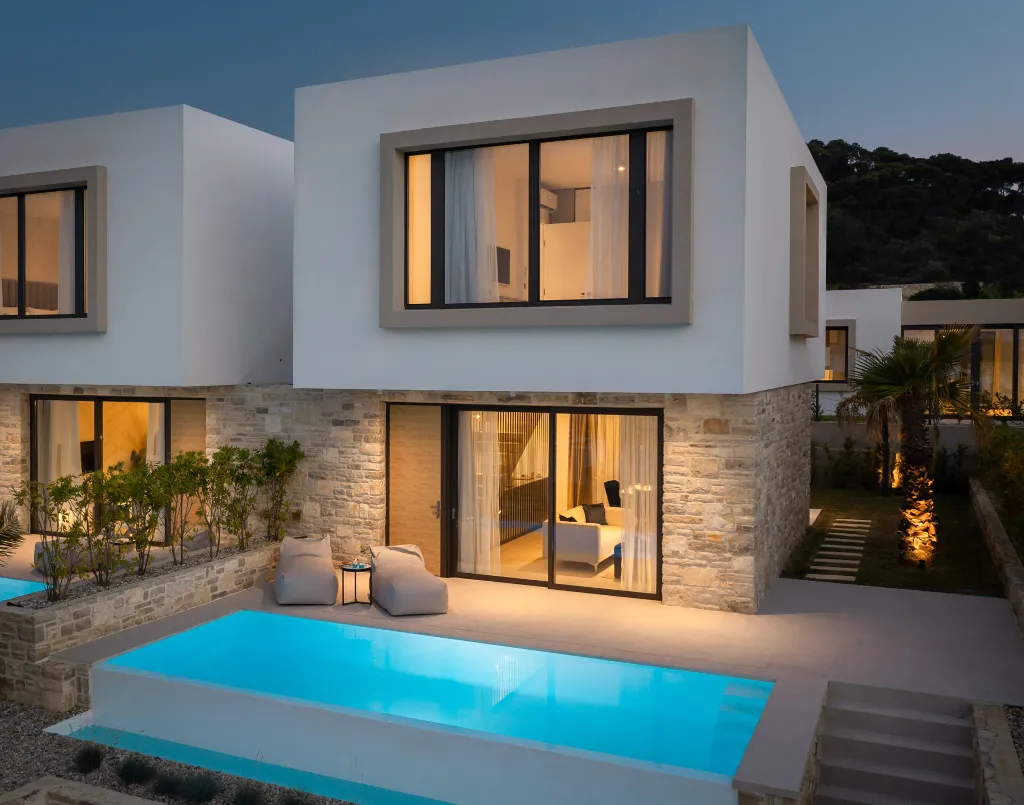Spacious Beachfront Villa Retreat in Tkon
