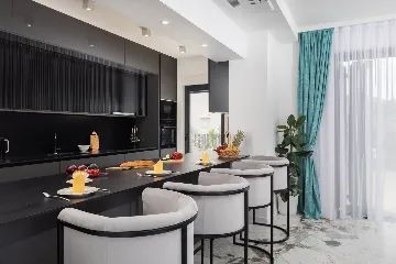 Contemporary Seafront Villa with Private Pool in Okrug Gornji