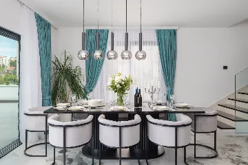 Contemporary Seafront Villa with Private Pool in Okrug Gornji