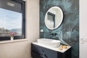 Contemporary Seafront Villa with Private Pool in Okrug Gornji