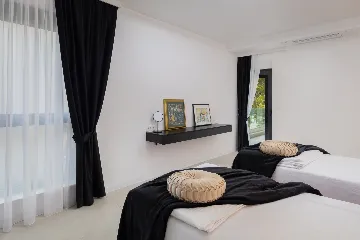 Contemporary Seafront Villa with Private Pool in Okrug Gornji