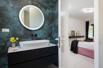 Contemporary Seafront Villa with Private Pool in Okrug Gornji