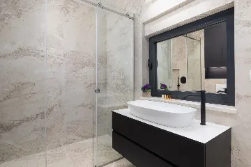 Contemporary Seafront Villa with Private Pool in Okrug Gornji