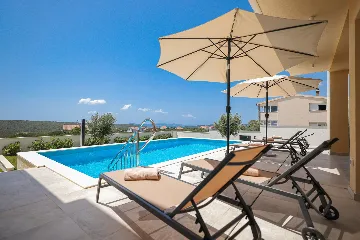 Spacious Family Villa with Heated Pool in Sukošan