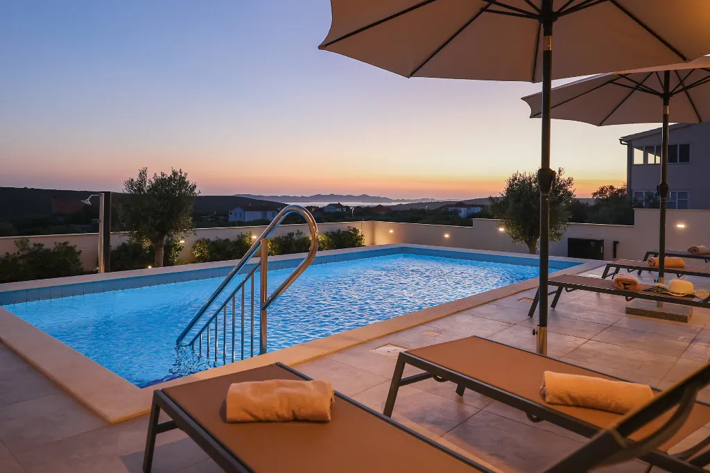 Spacious Family Villa with Heated Pool in Sukošan