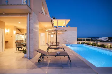 Spacious Family Villa with Heated Pool in Sukošan