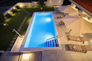 Spacious Family Villa with Heated Pool in Sukošan
