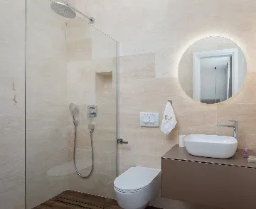 Beachfront Family Villa with Pool in Tkon