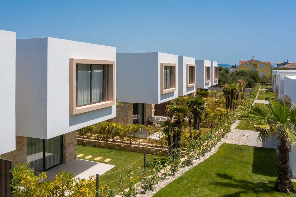 Beachfront Family Villa with Pool in Tkon