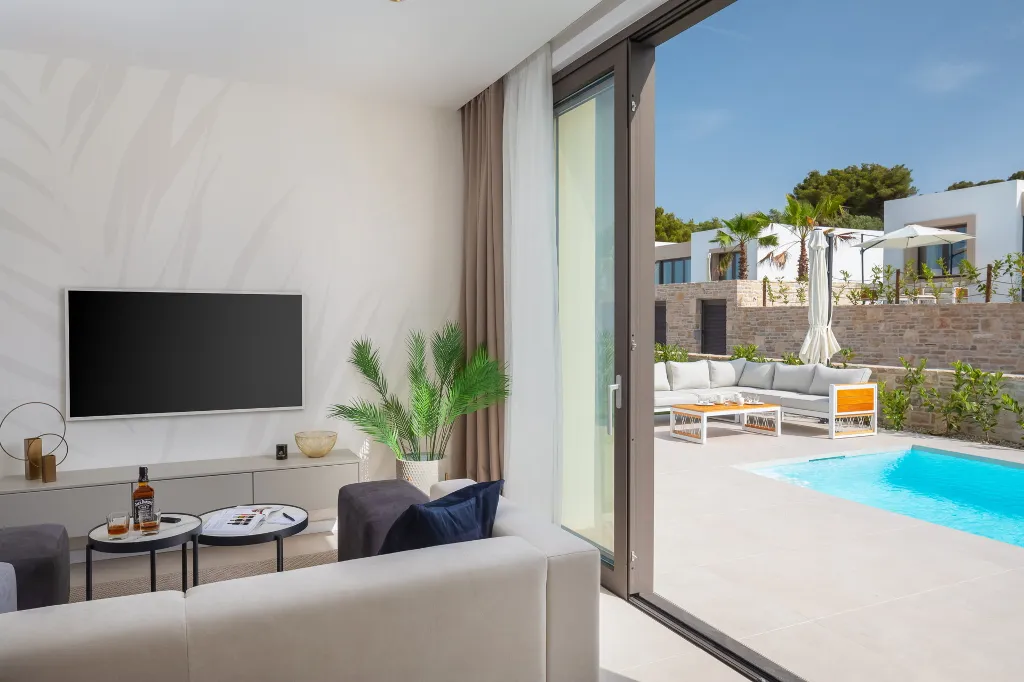 Modern Seaside Villa with Private Pool in Tkon