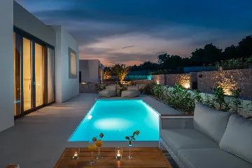 Modern Seaside Villa with Private Pool in Tkon