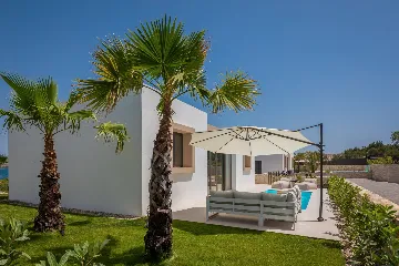 Contemporary Seaside Villa with Pool in Tkon