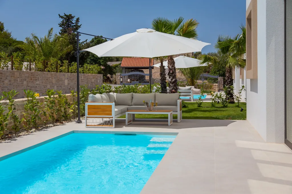 Contemporary Seaside Villa with Pool in Tkon