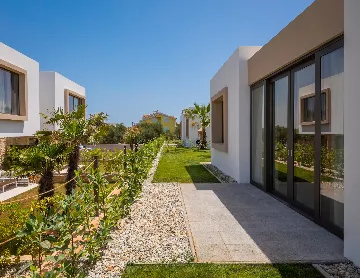 Contemporary Seaside Villa with Pool in Tkon