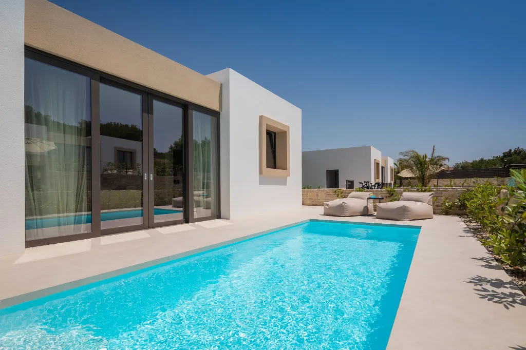 Contemporary Seaside Villa with Pool in Tkon