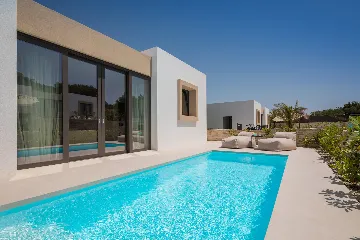Contemporary Seaside Villa with Pool in Tkon