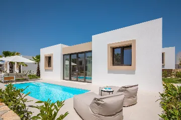 Contemporary Seaside Villa with Pool in Tkon