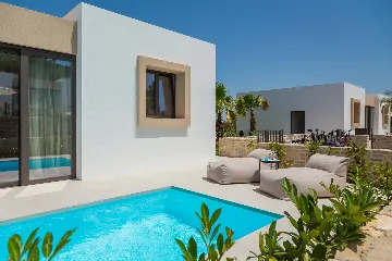 Contemporary Seaside Villa with Pool in Tkon