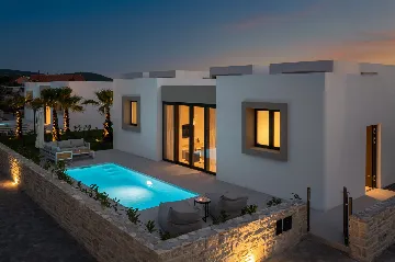 Contemporary Seaside Villa with Pool in Tkon