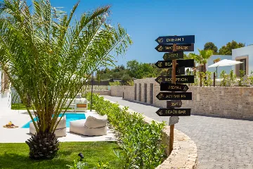 Contemporary Seaside Villa with Pool in Tkon