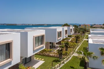 Contemporary Seaside Villa with Pool in Tkon