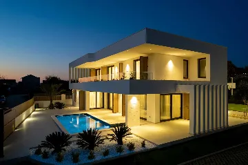 Modern Family Villa with Pool near Zadar