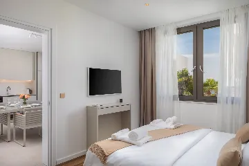 Beachfront Villa with Pool in Tkon