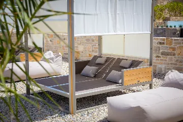 Beachfront Villa with Pool in Tkon