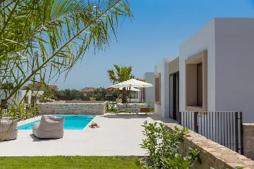 Modern Seaside Villa with Pool, Tkon