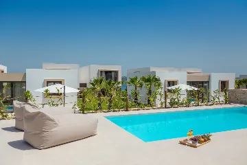 Modern Seaside Villa with Pool, Tkon