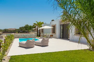 Modern Seaside Villa with Pool, Tkon