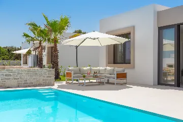 Modern Seaside Villa with Pool, Tkon